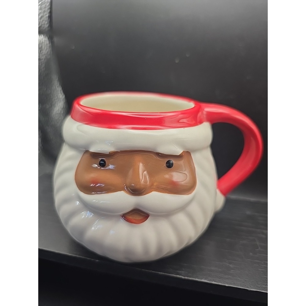 Target Wondershop Winter Christmas Santa Face Holiday Mug Coffee Cup